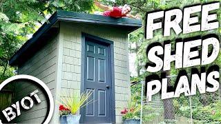 BUILDING A LEAN TO SHED // START TO FINISH (Part 3 of 3)