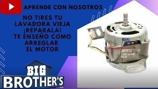 Como reparar el MOTOR de tu lavadora en 10 min