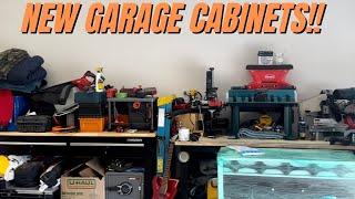 FIRST PART OF MY GARAGE RENOVATION PROJECT || STORAGE CABINETS FOR MY WORKSHOP