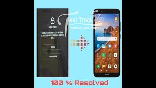 Mi 7A Mi account unlock by unlock tool