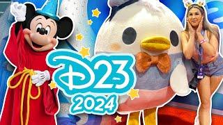 Showing You All of the D23 EXCLUSIVE MERCH! Imagineering Exhibit & Other D23 Fun | Disneyland Vlog