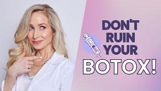 Dermatologist on what NOT to do after your Botox injections