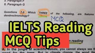 IELTS Reading MCQ Tips and Tricks  |  MCQ Reading Tips  | No Need to read | MCQ Reading Tips