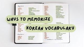 how i study and memorize korean vocabulary + free notion template | self-study korean