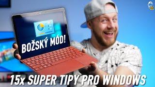  15x Super Tipy pro Windows: BOŽSKÝ MÓD a další triky pro tvůj počítač! | WRTECH [4K]