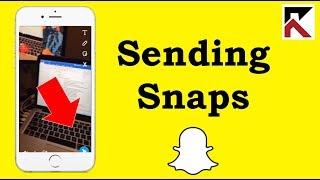 How To Create And Send Video Snaps Snapchat iPhone