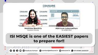 With proper preparation strategy-ISI MSQE is one the easiest paper to prepare for- Abhiram ISI MSQE