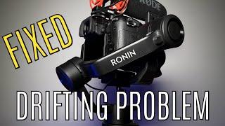 DJI Ronin SC Problem | Drifting Gimbal - Fixed |