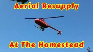 Alaska Homesteading, Helicopter Freight Run. Living Off The Road System. Living Off Grid