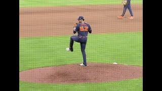 Bryan Abreu...warm-up pitches...Astros vs. Twins...5/29/23