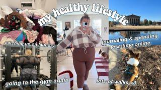 MY CURRENT HEALTHY LIFESTYLE *thats actually sustainable lol*