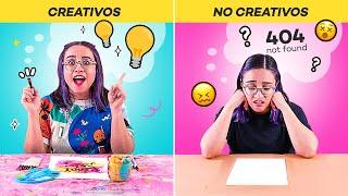 PERSONAS CREATIVAS  VS NO CREATIVAS  ¿Cuál eres?   Craftingeek