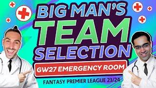 BIGMANS TEAM SELECTION FPL GW 27 | CHIP STRATEGY, TRANSFERS  & CAPTAINCY