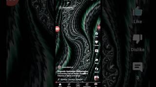 #hypnotic #animation #hallucination Enchanting Fractal Vortex: Psytrance Odyssey in Black and Green.