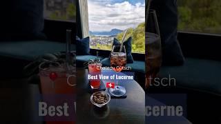 Best View of Lucerne, Switzerland  Château Gütsch #shorts #switzerland #lucerne