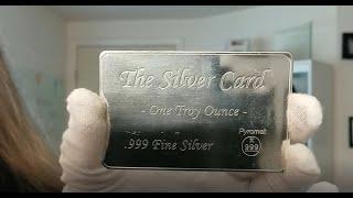 1oz Silver .999 Fine Bullion Card With Certificate of Authenticity