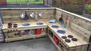 How to build a mud kitchen