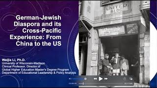 "The German-Jewish Diaspora — From China to the US" with Weijia Li