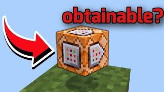 Can You Obtain Command Blocks In Survival?