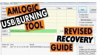 Amlogic USB Burning Tool Recovery Guide: Revised Tutorial