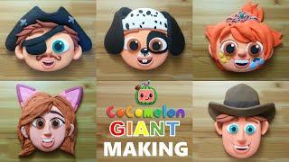 GIANT halloween cocomelon family clay making collection 코코멜론 거대 가족 할로윈 클레이로 만들기 모음