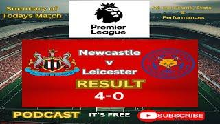 Newcastle Rout Leicester 4-0