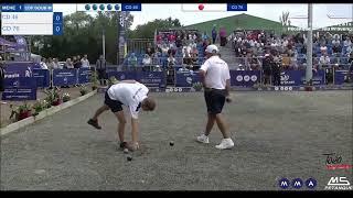 Semi final Petanque France Championship 2024, Men Double CD46 vs CD76