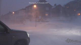 Uværet i Honningsvåg 30 nov 2019