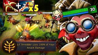 One Shot Lil's Shredder x5 Divine Rapiers + Daedalus Snapfire 37Kills Dota 2