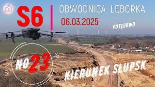 S6 OBWODNICA LĘBORKA 06.03.2025 FILM NR 23  /4K /Dji Mavic 3 Pro