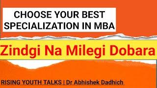 Select Your Best Specialization in MBA Healthcare | Choices are Limited| Rising Youth Talks#mba