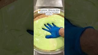 Is the “Slime” edible?  #slime #slimeasmr #marshmallow #visualasmr #satisfyingvideos