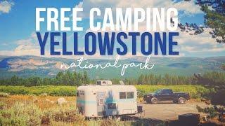 Free Camping at Yellowstone National Park - a Drivin' & Vibin' Travel Vlog