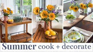 SUMMER DECORATING + EASY SUMMER RECIPES | Decorating for Summer with Wayfair