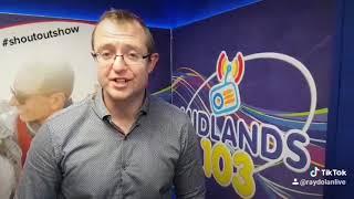 Shout out show Ray Dolan From mullingar in mullingar promoting ,introducing by a will Faughtner