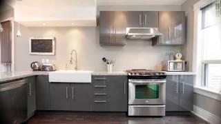 Серая Кухня в Интерьере - фото 2018 / Gray Kitchen Interior Photo / Grau Kitchen Interior Foto