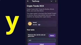 Crypto Trends 2024 | Tapswap Code