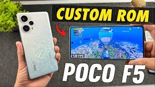 POCO F5 con CUSTOM ROM = UNA BESTIALIDAD 