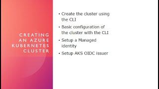 Azure Services - Create Azure Kubernetes Cluster
