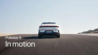 Polestar 4 in motion | Polestar