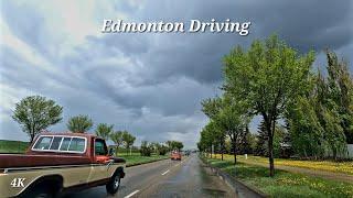 Driving - 127 Street to North East Edmonton, Alberta, Canada - May 26, 2024