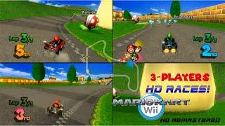 Mario Kart Wii HD Remastered (3 Players) 16 X-treme+ HD Races!/Sub's Edition Vol.2