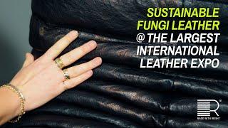 Reishi Mycelium Leather at Lineapelle International Leather Fair | MycoWorks