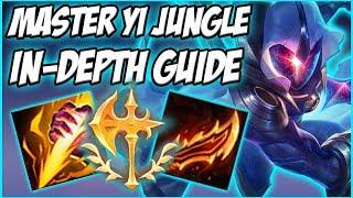 GUIDE ON HOW TO PLAY MASTER YI JUNGLE IN SEASON 8! INSANELY STRONG 1V9 CHAMPION  - League of Legends