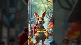 The journey of kangaroo #kangaroo #journey #animals #shortvideo #fypyoutube