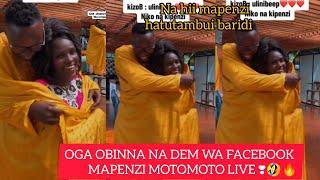 OBINNA SHOWING DEM WA FACEBOOK LOVE LIVE ON CAMERA/ MAPENZI WEWE/DEM WA FACEBOOK HANA SAUTI LEO 