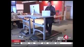 LifeSpan In The News | Treadmill Desk | San Francisco KRON-TV 4