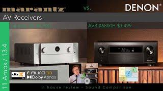 Denon AVR-X6800H vs Marantz Cinema 30 - Inhouse Review - Sound Comparison