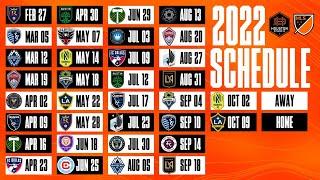 2022 MLS Schedule Announced 