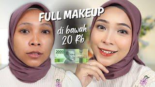 MURAH GAK MASUK AKAL !!! TUTORIAL MAKEUP PAKE PRODUK BELASAN RIBU ! Emang bisa?